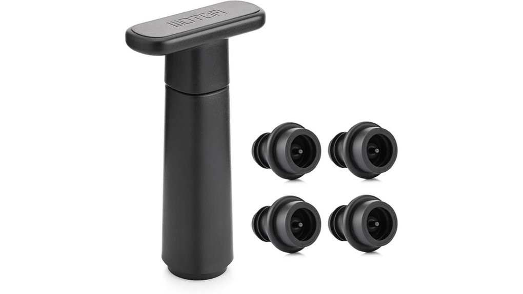Best Vacuum Wine Stopper Set You Can Trust 1 wotor wine vacuum pump