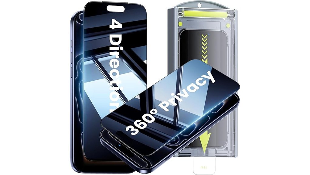 Best Privacy Screen Protectors (Anti‑Peep) for Phones 4 wsken 4 way iphone 17
