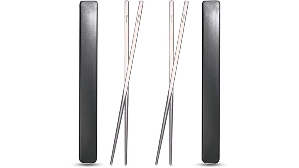 xbd titanium square chopsticks