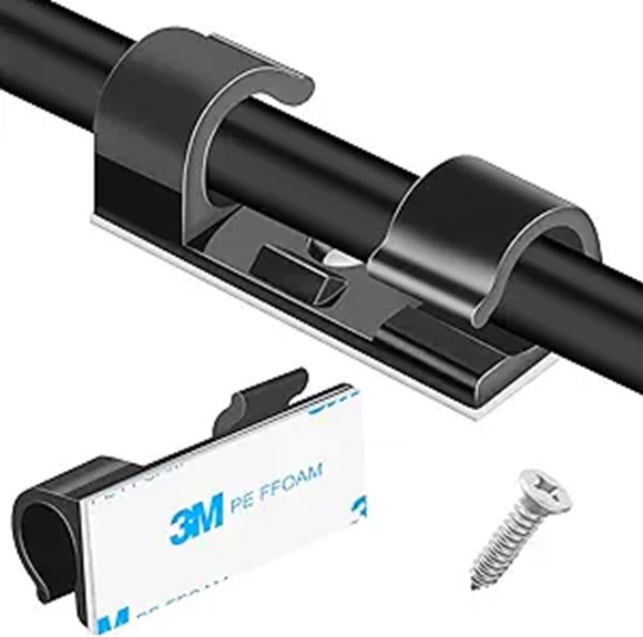 xhf 50 piece black clips