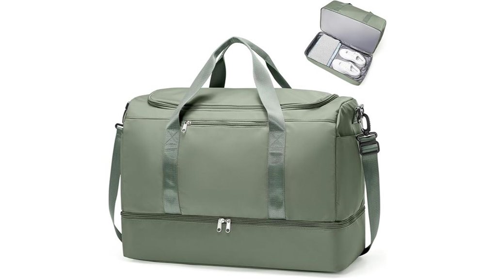 Weekender Bags for Road Trips with Big Opening & Easy Pack 1 xl duffle bag shoes