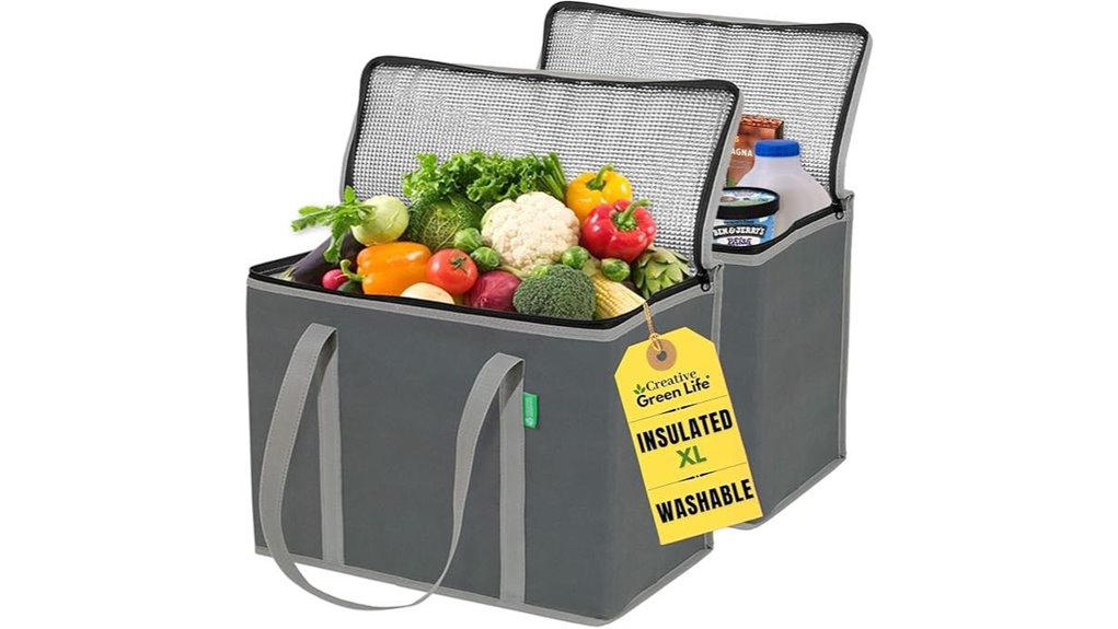 Best Insulated Grocery Tote (folding) to Keep Your Food Fresh 4 xl insulated grocery bags