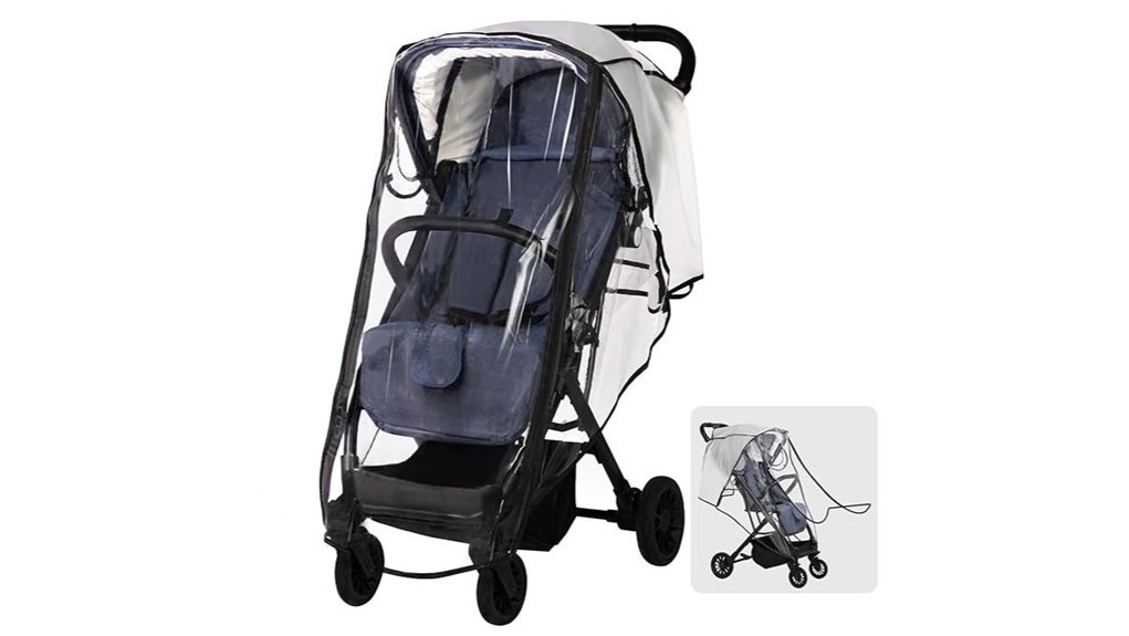 The Best Stroller Rain Covers for Travel (Vented, Clear View) 6 xl universal waterproof cover