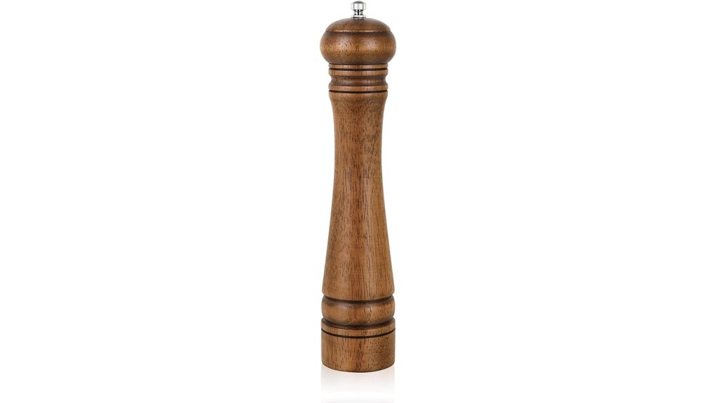 Pepper Mill Perfection: Must-Have Grinders for Every Kitchen 11 xwxo 10 inch oak grinder
