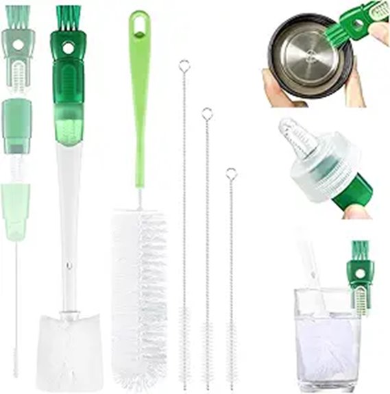 Top Travel Bottle‑Cleaning Brushes (Fits Narrow Necks) 14 xyfuuee 5 pack bottlestraw brushes