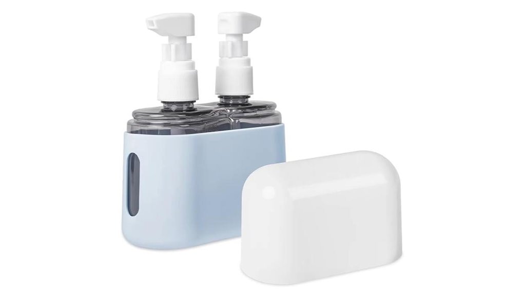 Leakproof Travel Pump Bottles (Lotion-Friendly) That Keep Your Essentials Safe 13 yamadura reusable tsa blue