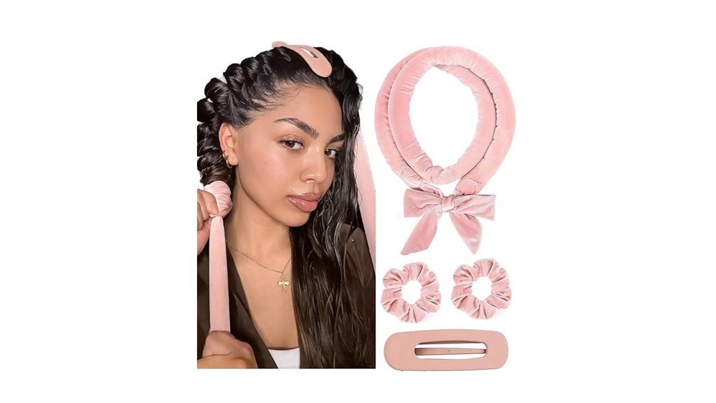Travel‑Ready Heatless Curling Sets: Packable & Comfortable 8 yanibest heatless scrunchie clip