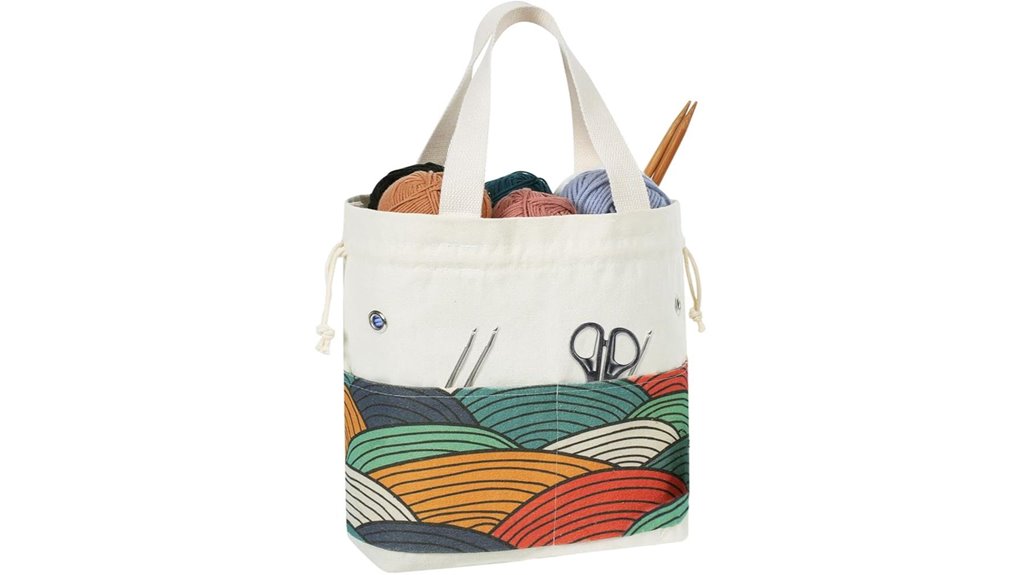yarn tote for knitting