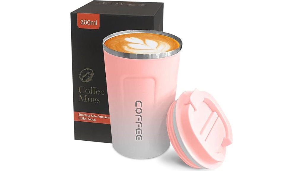 Top Travel Coffee Tumblers That Don’t Leak (Lid Styles) 13 yinbaoge 12oz insulated travel