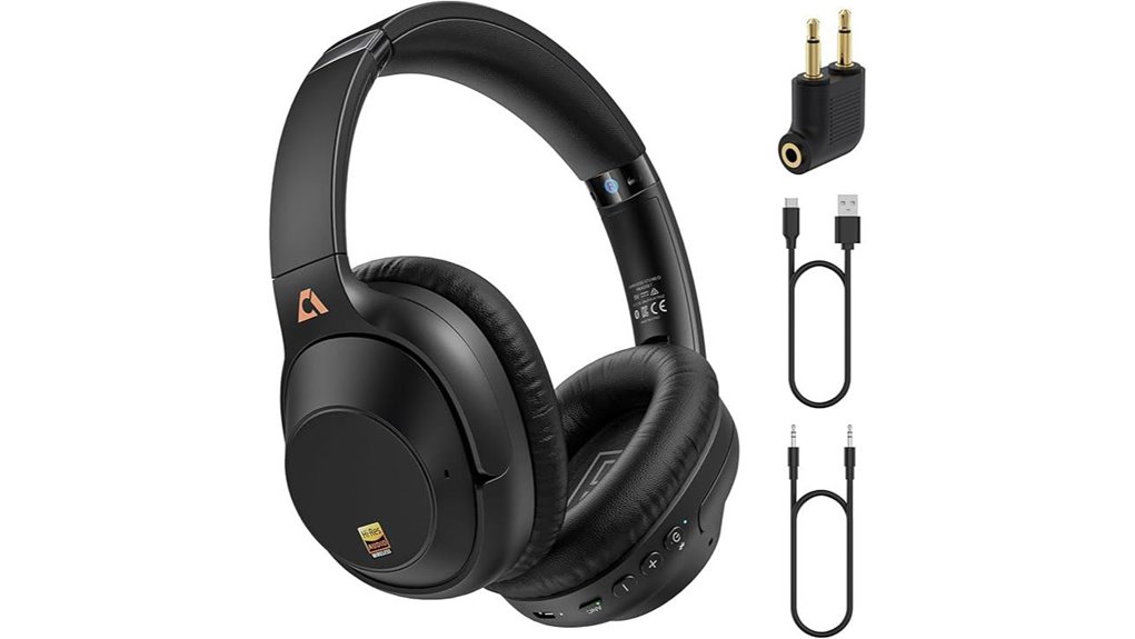 Best Noise-Canceling Headphones for Flights That Deliver Comfort 1 ymoo anc over ear 100h