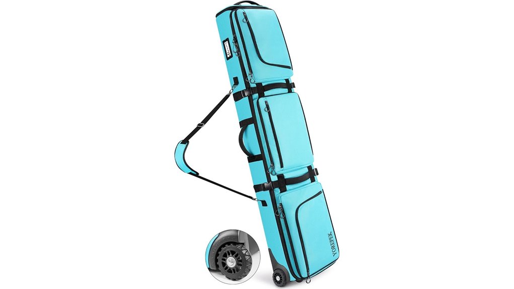 Boot-Friendly Rolling Duffels With Spacious Capacity 10 yorepek padded snowboard wheel bag