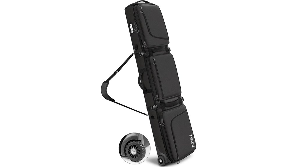 The Most Durable Snowboard Bags with Wheels 11 yorepek snowboard wheeled backpack