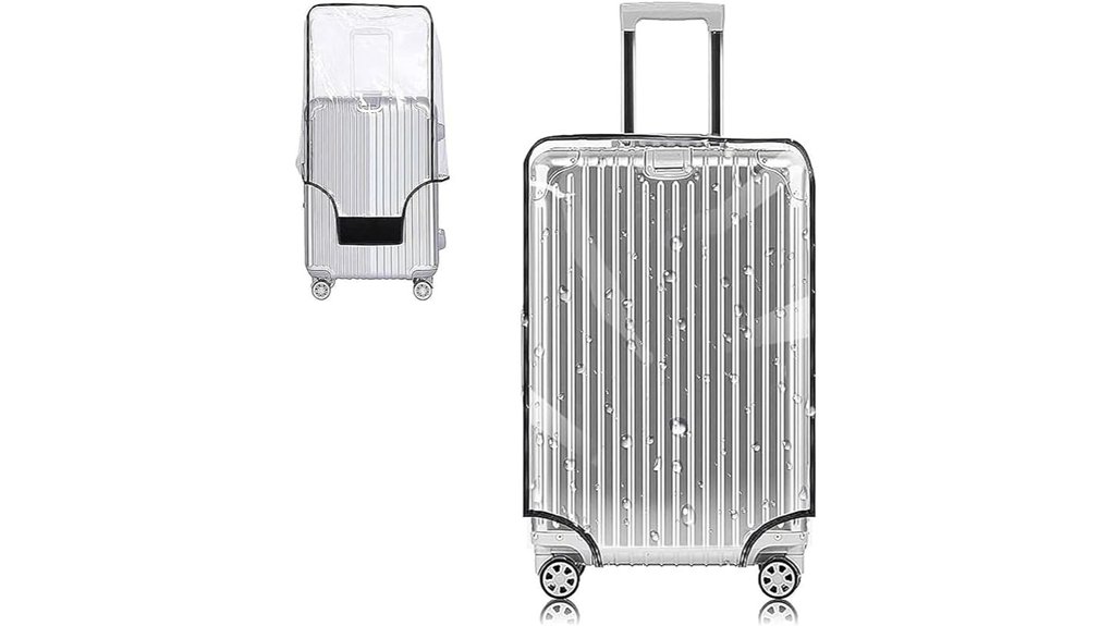 Best Luggage Covers Protect from Rain and Scratches (Add‑On) 12 yotako clear pvc cover