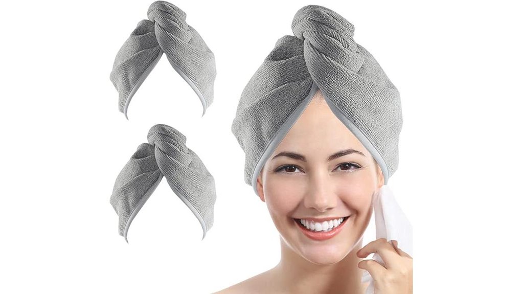 Microfiber Hair Towels (Quick Dry Turbans) That Save Hours 7 youlertex microfiber hair towels