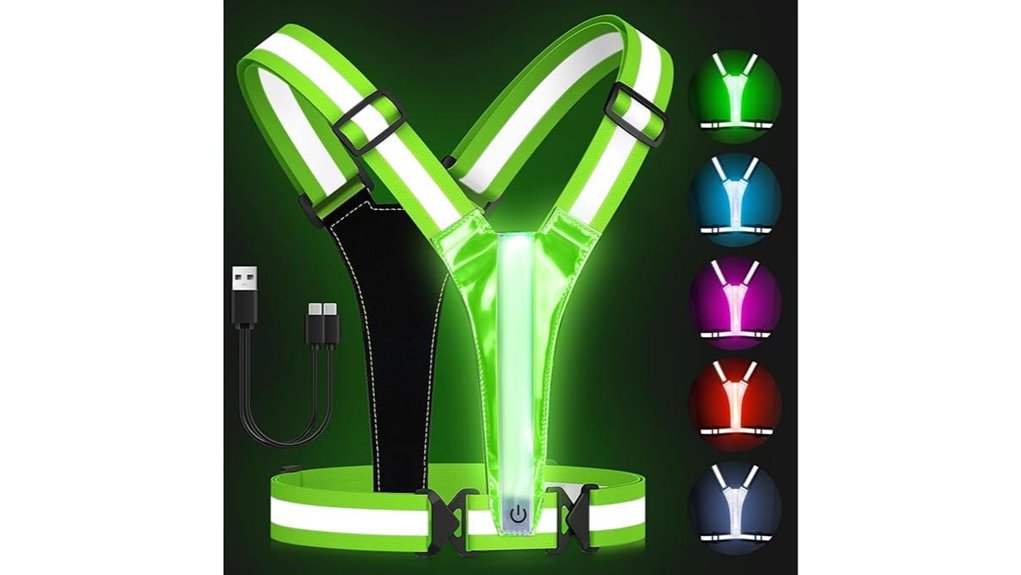 zacro led five color vest