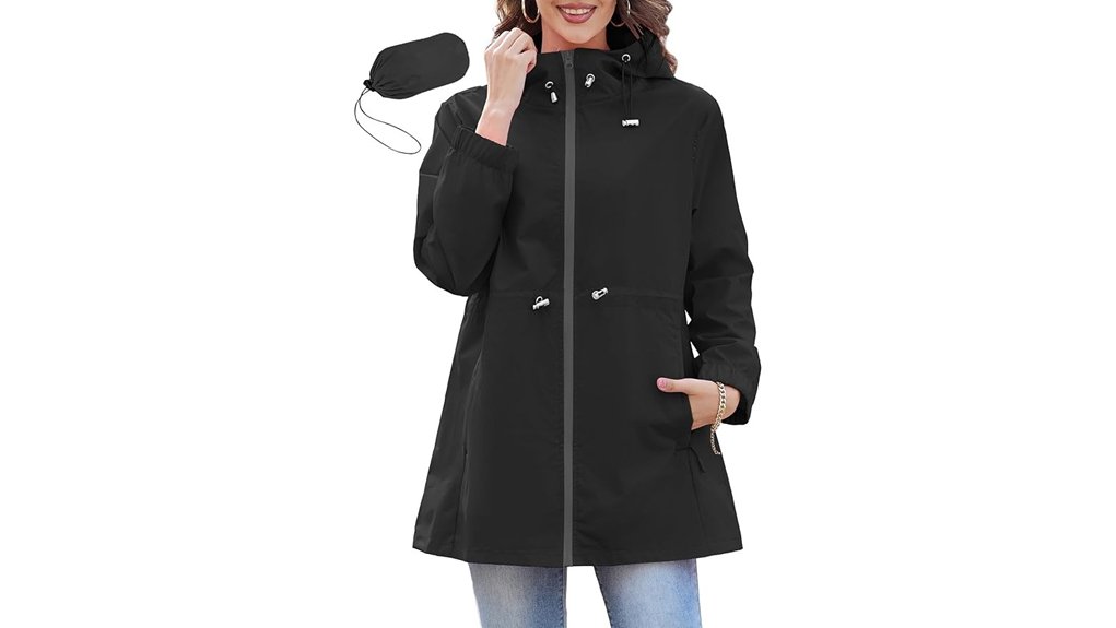 zando waterproof packable jacket