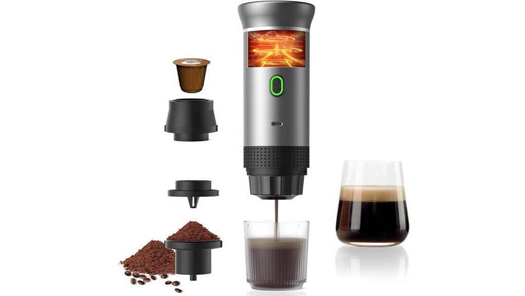 Portable Espresso Makers (Hand-Pump Style) Keep Coffee-Ready 8 zcyge portable espresso cup