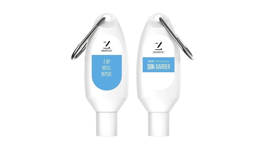 Best Travel Containers for Sunscreen: Wide‑Mouth & Mess‑Free 4 zealios 2 pack travel sunscreen