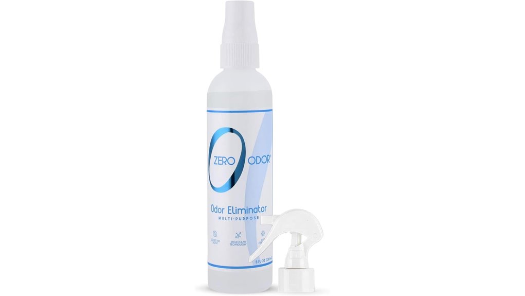 Light, No-Residue fabric freshener sprays keep travel bags fresh 3 zero odor multi purpose eliminator