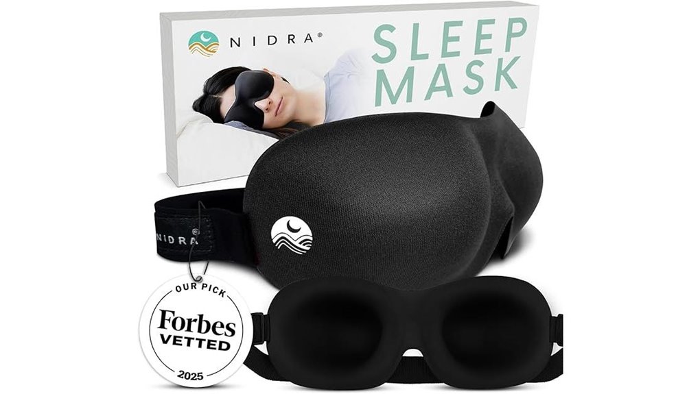 Travel Sleep Masks for Lash Extensions: Deep Eye Cups That Work 7 zero pressure side mask