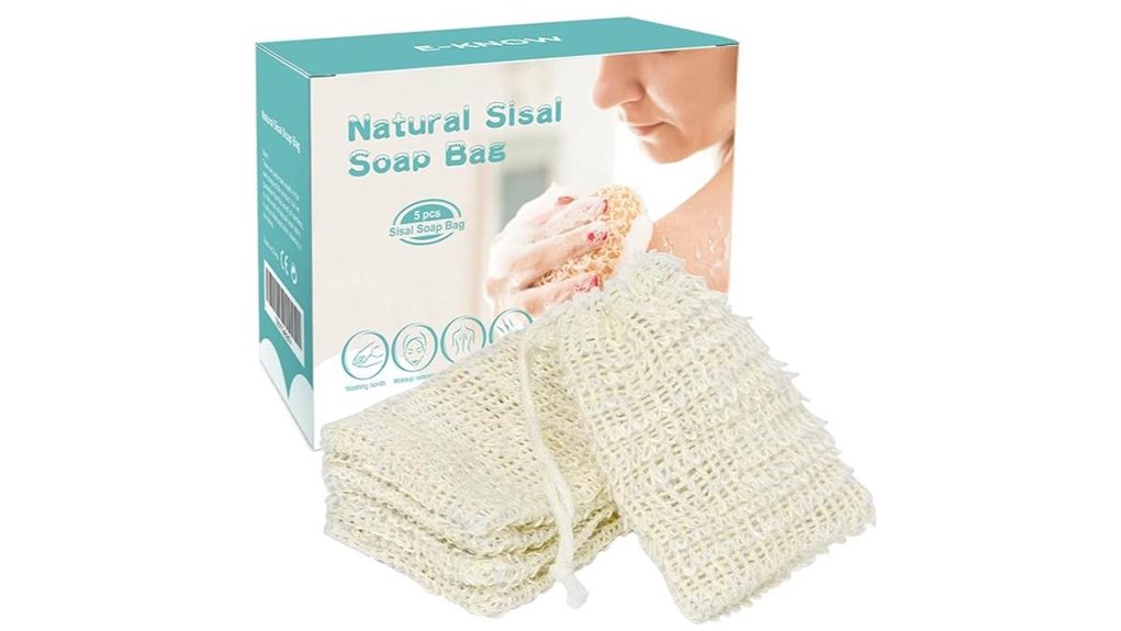 The Best Bar-Soap Pouches That Drain While Hanging 14 zero waste 5 pack sisal net