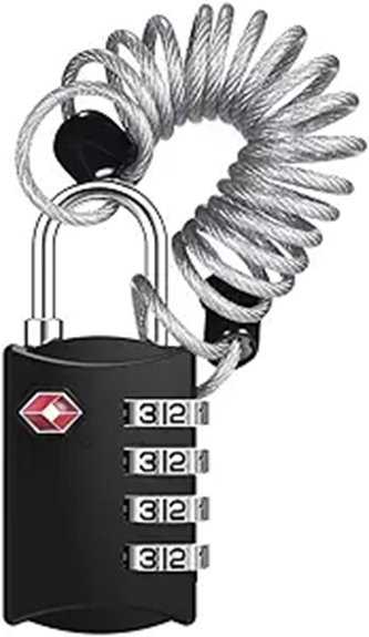 Travel Cable Locks for Lockers & Bags You’ll Love 6 zhege 4 digit cable lock