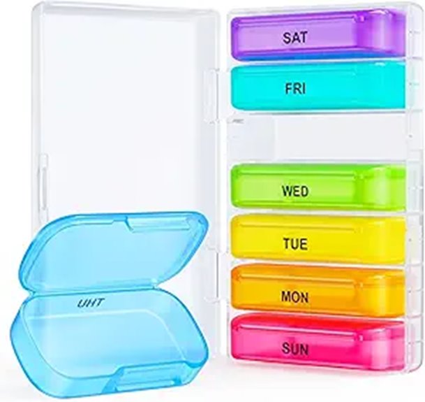 zikee 7 day extra large organizer
