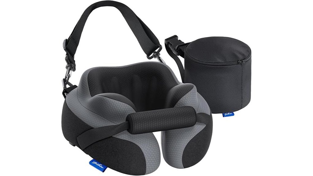 Travel Neck Pillows That Keep Your Head in Place 12 zikee dual holder ear free