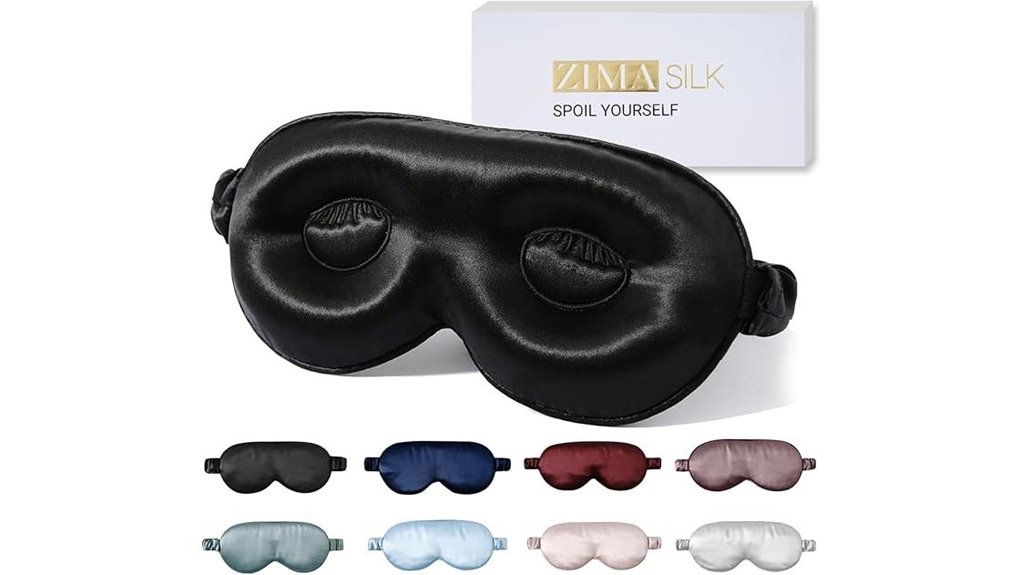 Best Sleep Masks with Adjustable Eye Cups (No Lash Crush) 1 zimasilk 22 momme 3d mask