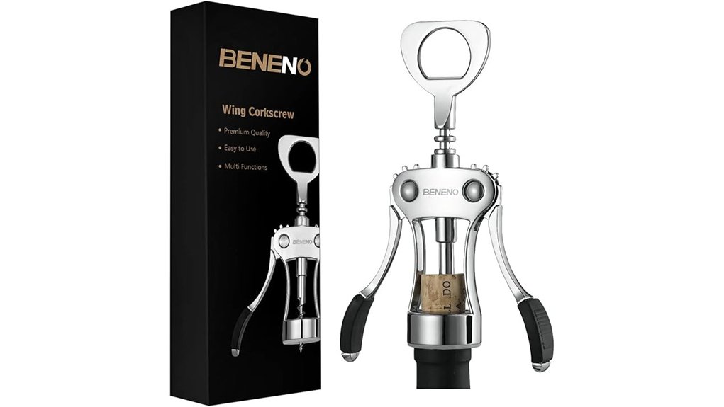 zinc wing corkscrew opener