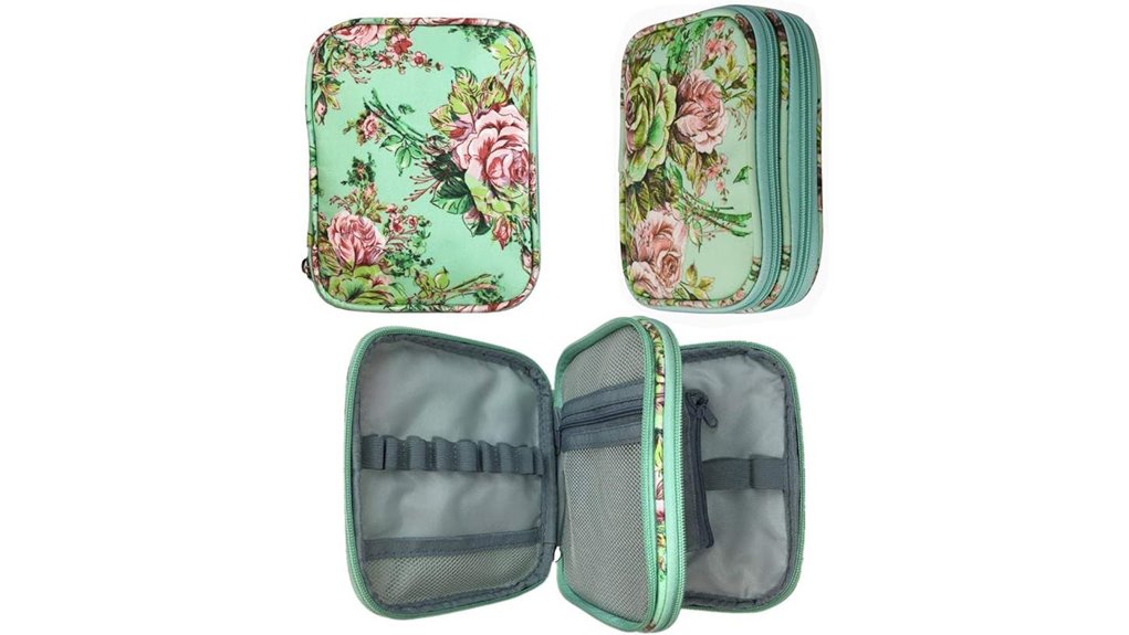Ultimate Crochet Hook Cases That Travelers Love 1 zippered crochet hook organizer