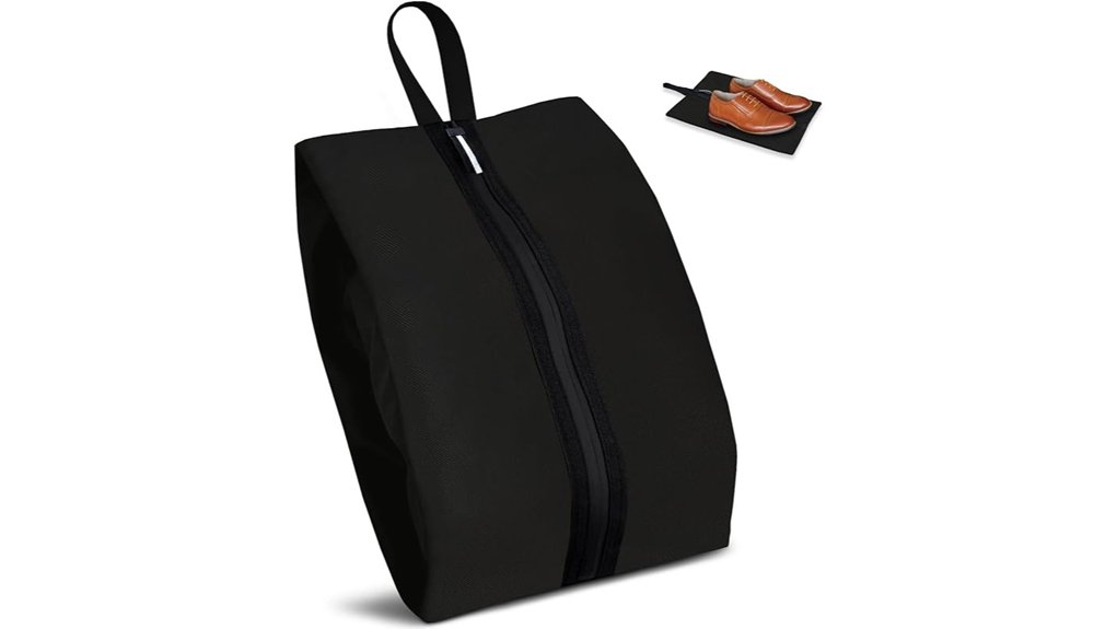 Travel Shoe Bags Keep Dirty Sneakers Odor-Free & Waterproof 13 zippered odor neutralizing waterproof bag