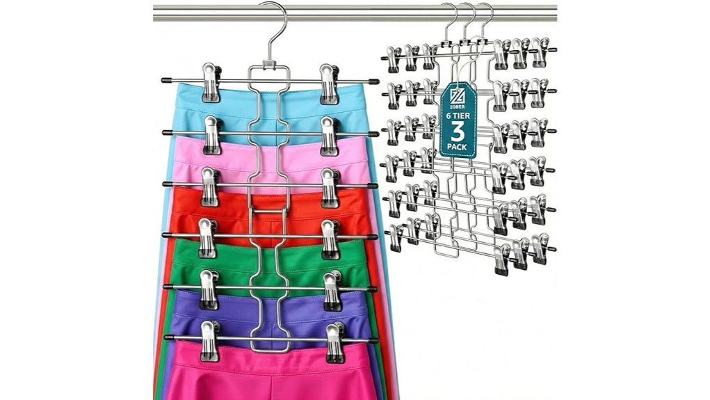 zober 6 tier clip hangers
