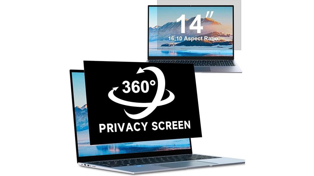 Top Privacy Screen Filters for Laptop Travel & Work 6 zoegaa 4 way 360 privacy