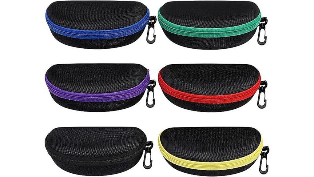 Sunglasses Cases That Protect Your Specs Without Extra Bulk 2 zonly 6 pack hook case