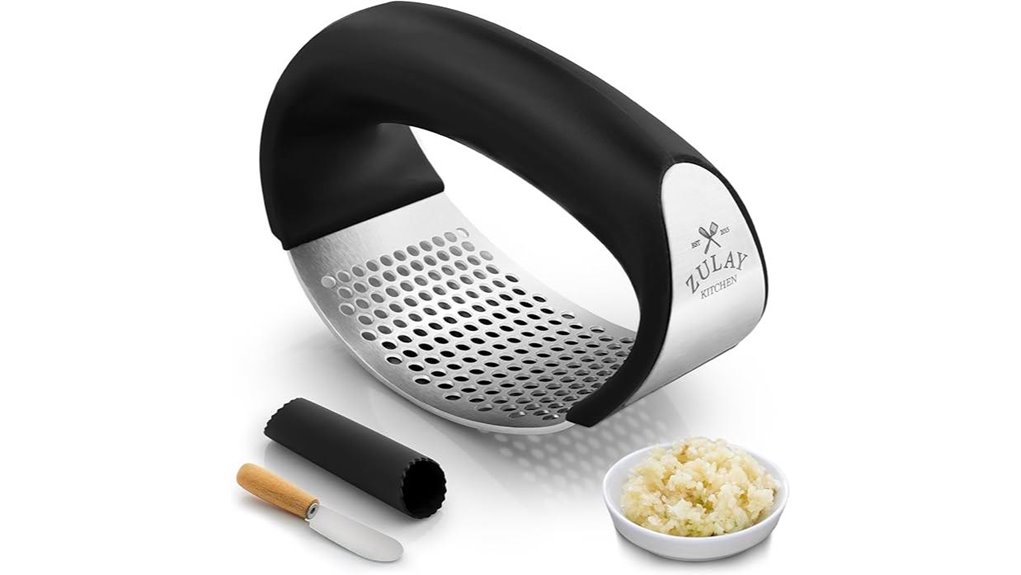 Best Garlic Presses for Effortless Kitchen Prep 15 zulay garlic press rower