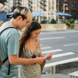 exploring the city together